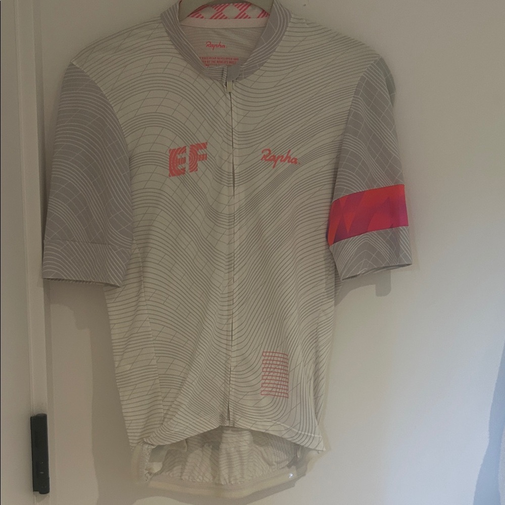Rapha EF Cycling Jersey in Gray and Pink